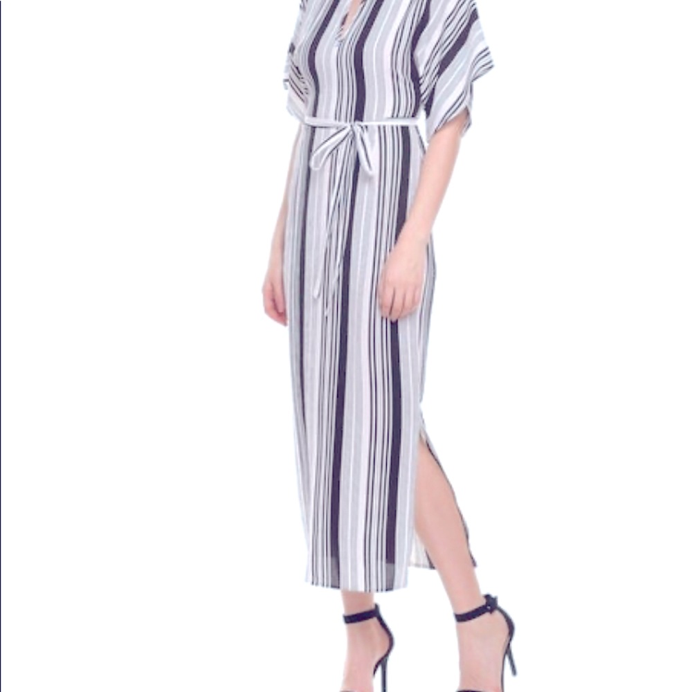 Blue Stripe Maxi Dress